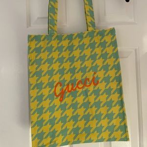 Gucci canvas tote bag